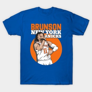 Jalen Brunson Knicks Celebration T-Shirt